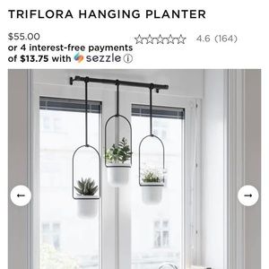 BRAND NEW Triflora Hanging Planter